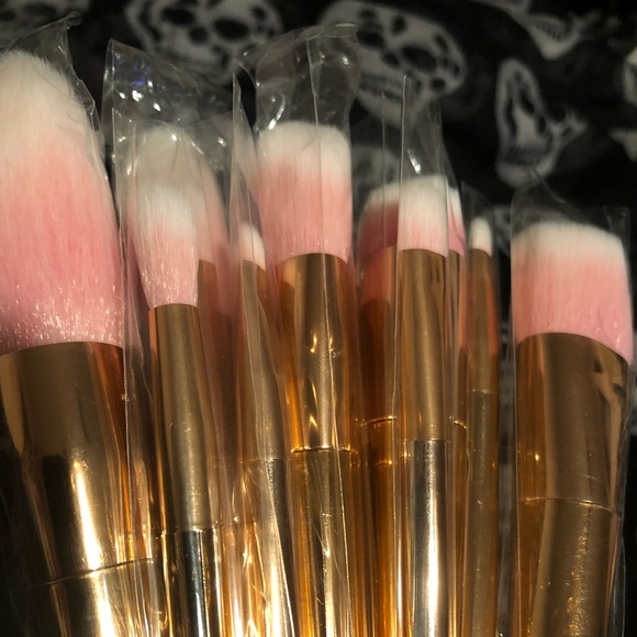 12pc rose gold makeup brush set - Picture 1 of 5